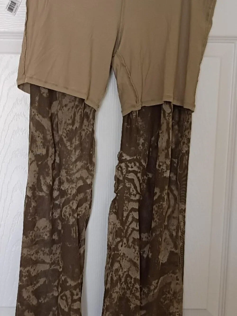 Camouflage calliope pants with matching  t-shirt set